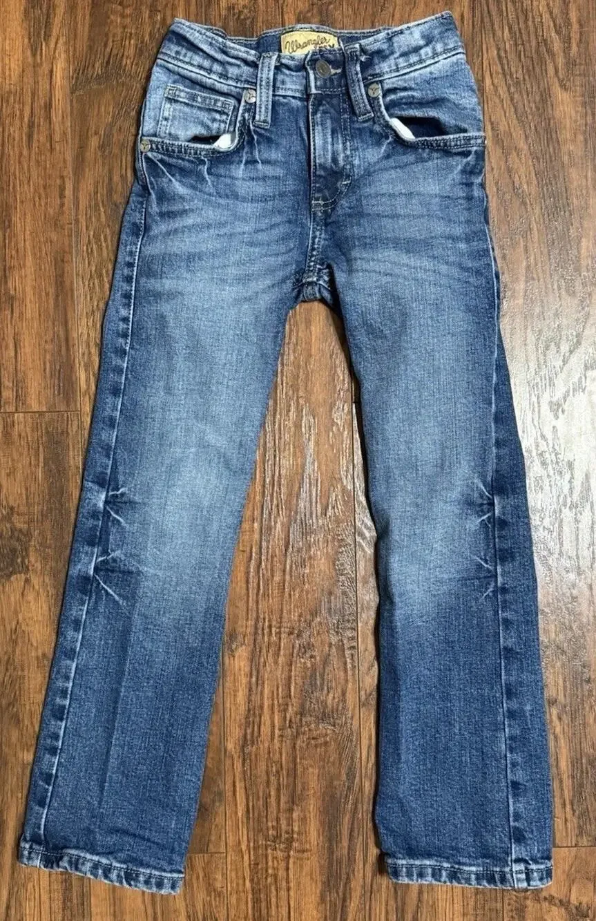 Wrangler 20X Boys Slim Fit Jeans Limited Edition Size 8 Slim Straight Leg Pants